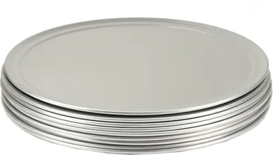 Produktbild von Pizzablech rund aus Aluminium 12 Stück Ø 406 mm