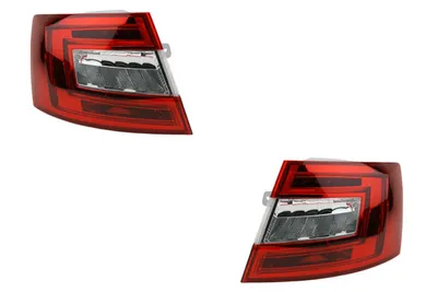 Immagine prodotto di Johns, compatibile con il fanale posteriore combinato a LED della Skoda Octavia (5E) 11/12-02/17, set destro e sinistro