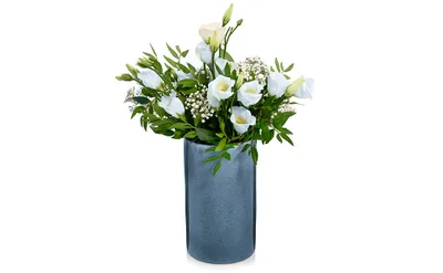 Produktbild von Darwin Vase/Weinkühler aus Steingut, handgefertigt, Unikat, 18x10 cm, 1,1L