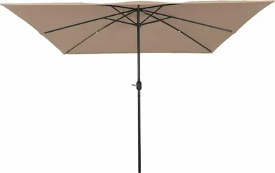 Immagine prodotto di vidaXL Ombrellone da giardino Taupe 295 x 295 x 245 cm