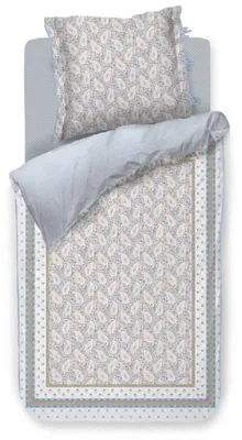 Produktbild von Pip Studio Bettwäsche-Set Kairi Bloom Light Blue (155x220cm)