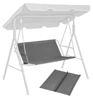 Obrázek produktu pro Sedák podložka na zahradní houpačku 120x93 cm šedá MultiGarden