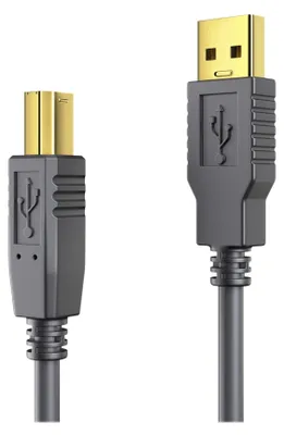 Produktbild von PureLink DS2000-100, 10 m, USB A, USB B, USB 2.0, 0,48 Gbit/s, Schwarz