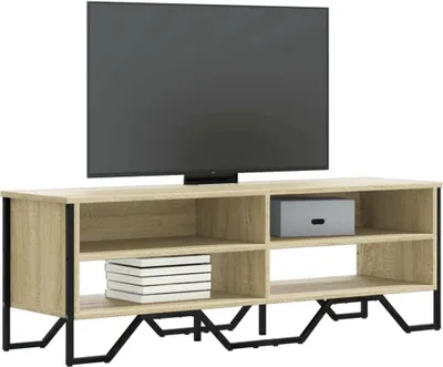 Produktbild von Möbel TV-Schrank Sonoma-Eiche 122x34x41 cm Holzwerkstoff - TV-Schränke &43008