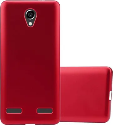 Produktbild von Cadorabo Schutzhülle für ZTE Blade L7 Hülle in Rot Handyhülle TPU Silikon Etui Cover Case