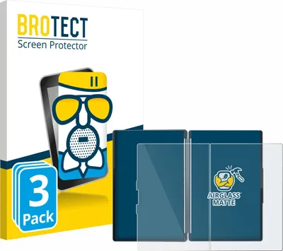 Produktbild von 3x BROTECT Entspiegelungs Schutzglas für Lenovo Yoga Book 9 14IAH10 Schutzfolie Panzer Folie Glas Display Schutz matt
