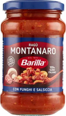 Produktbild von Ragu Montanaro Schweinefleisch und Pilzsauce 300g - Barilla