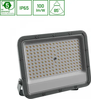 Image de Spectrum LED Projecteur Noctis Max 2 Gris IP65 100W 10000lm Blanc neutre 4000K 85