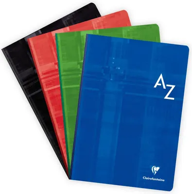 Produktbild von Clairefontaine 5x Adressbuch A4 mit Softcover, 96 Blatt kariert Sortiert 9149C