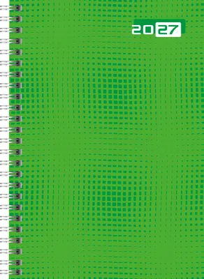 Produktbild von rido/idé 7021007017 Buchkalender Mod. futura 2 2027 A5, Papier, grün