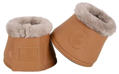 Produktbild von Eskadron Platinum Hufglocken, Sprungglocken " FAUX LEATHER FF " 1 Paar Größe - S Farbe - cognac