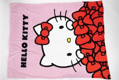 Obrázok produktu pre Flanelová deka Hello Kitty pre deti a dospelých 130 x 160 cm