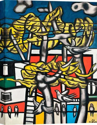 Zdjęcie produktu dla Obrazy na płótnie Fernand Léger – Ptaki na drzewach, 1953 – 120 x 90 cm