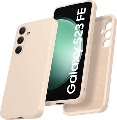 Immagine prodotto di Custodia per Samsung Galaxy S23 FE Morbido silicone liquido, custodia in gomma antiurto Turchese