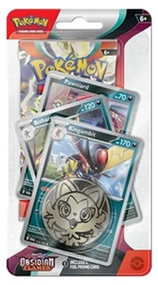 Zdjęcie produktu dla Pokemon Obsidian Flames: Kingambit Premium Checklane Blister