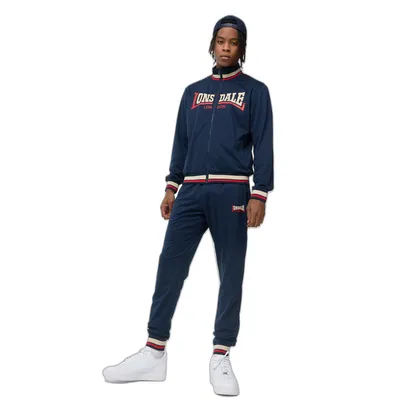 Produktbild von Herren Trainingsanzug normale Passform POOLEWE Navy/Red/Sand M Lonsdale