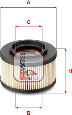 Obrázok produktu pre Palivový filter SOFIMA S 6013 NE