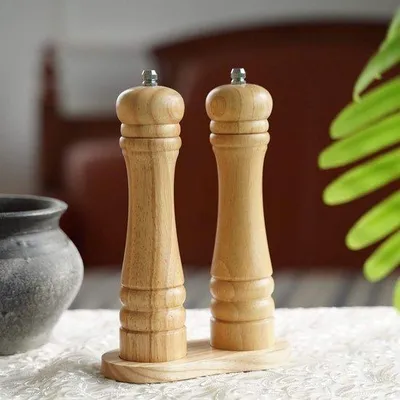 Produktbild von Famanu Salz- und Pfeffermühle - Set aus 2 Kräutermühlen