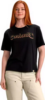 Produktbild von Carhartt 106833 Lyocell™ Fiber Series Loose Fit Short-Sleeve Script Graphic T-Shirt Black L