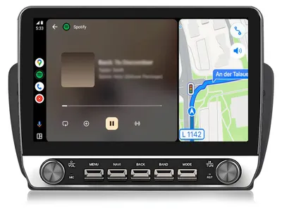 Obrázok produktu pre 10,1-palcové autorádio s Androidom, 2+64 GB, pre Seat Ibiza IV 6J (2009–2013), s bezdrôtovým CarPlay, Android Auto, WiFi, GPS navigáciou, RDS, DSP, DAB+, Bluetooth a otočným ovládačom