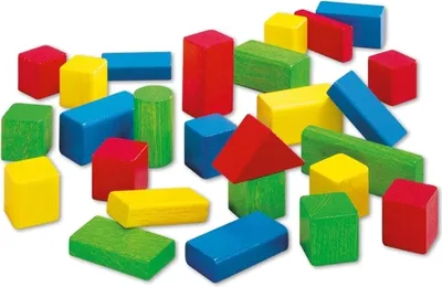 Produktbild von BEE Holzbausteine bunt 50 tlg., 1 Set