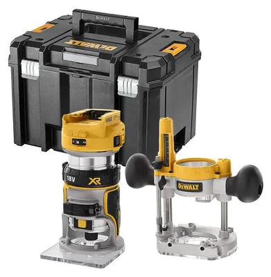 Image de Affleureuse et défonceuse 8mm 18V DEWALT DCW604NT-XJ Brushless avec coffret