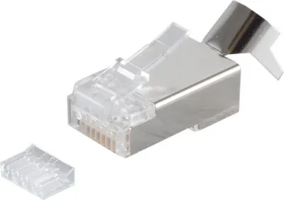 Produktbild von Netzwerkstecker RJ45 mit Einfädelhilfe, für cat.7