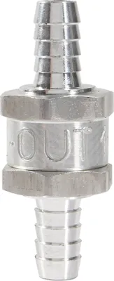 Productafbeelding van Aluminium brandstofretourklep, eenrichtingsventiel voor benzine, verkrijgbaar in de maten 6/10/12 mm, optioneel