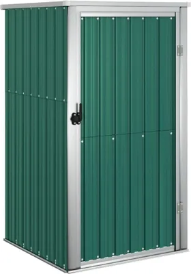 Produktbild von Gerätehaus Grün 88x89x161 cm Verzinkter Stahl