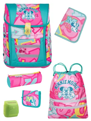 Produktbild von McNeill Ranzen-Set 6-teilig DISNEY MINNIE MOUSE Schulranzen Set mit Federmäppchen