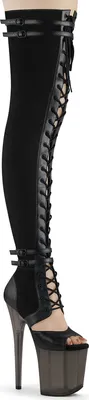Produktbild von FLAMINGO-3027 Damen Boots von Pleaser, Schwarz  , EU 41, US 11