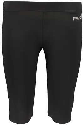 Produktbild von Schwarze Damen Shorts: Sportliche Radlerhose mit Gummizug & Logo