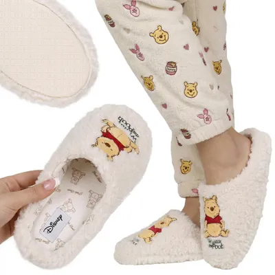 Produktbild von Winnie the Pooh rutschfeste Hausschuhe für Damen, warme, weiche, flauschige Hausschuhe 36-37 EU