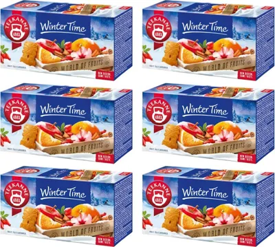 Produktbild von Teekanne Winter Time Tee 120 Teebeutel - Wintertee Mischung Früchtetee Gewürzen
