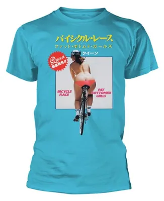 Produktbild von Queen - "Fat Bottomed Girls" T-Shirt für Herren/Damen Uni PH4940 (L) (Blau)