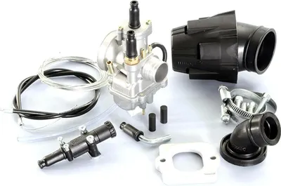 Image de Kit carburateur Polini 21mm pour Aprilia, Derbi, Gilera, Italjet, Piaggio, Vespa 50ccm 2T