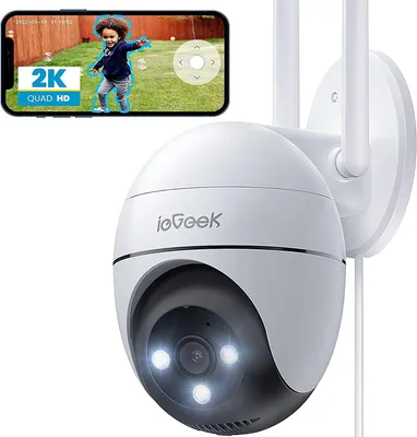 Productafbeelding van 2K bewakingscamera voor buiten, 360°, met dual band WiFi