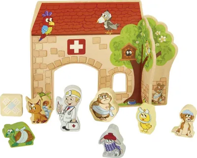 Produktbild von Playtive Junior Spielkulisse 279599 Tierarzt #1