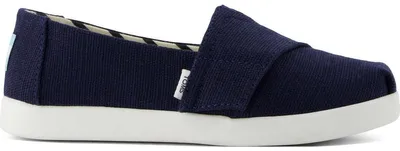 Image de Sandales d'été pour enfant, modèle Alpargata Classic, couleur bleue, taille 34.5, marque Toms