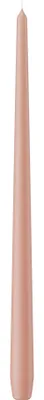 Produktbild von Spitzkerzen durchgefärbt Lachs 400 x Ø 25 mm, 6 Stück