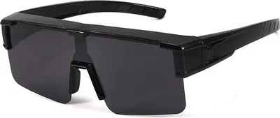 Zdjęcie produktu dla Okulary przeciwsłoneczne INF z polaryzacyjnymi nakładkami – oprawka w kolorze błyszczącej czerni