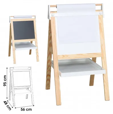 Image de Tableau double face Sweet - L 56 x P 48 cm H 95 cm - Pin naturel