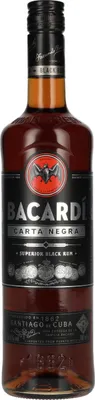 Produktbild von Bacardi Carta Negra 70 Cl. Rum Puerto Rico  70.00 cl 40.0 %