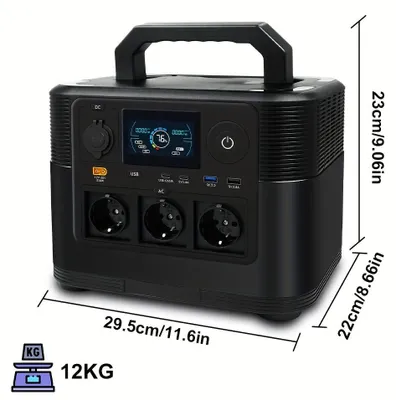 Zdjęcie produktu dla Przenośna stacja zasilania - powerbank - akumulator mobilny - zasilanie awaryjne - przenośny generator - bateria o pojemności 1008 Wh