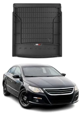 Imagen del producto de Bandeja de maletero de goma OMAC para VW Passat CC 2007-2011, de TPE, color negro