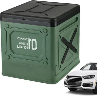 Productafbeelding van Draagbaar Toilet - Camping Toilet Porta Potti - Kamperen en Reizen - Geurloos en Opvouwbaar - 1310 g - Groen