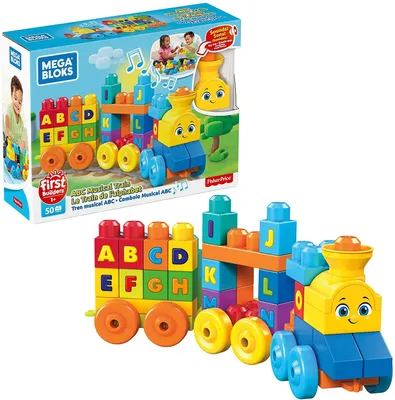 Immagine prodotto di Mega Bloks Pociąg ABC z dźwiękiem - edukacyjna zabawka
