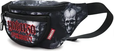 Produktbild von Yakuza Uni Skull Theme V02 Gürteltasche, Schwarz, Einheitsgröße