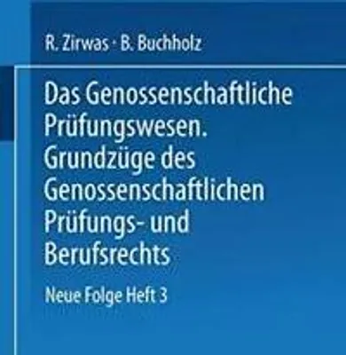 Produktbild von Das Genossenschaftliche Prüfungswesen. Grundzüge des Genossenschaftlichen Prüfungs- und Berufsrechts