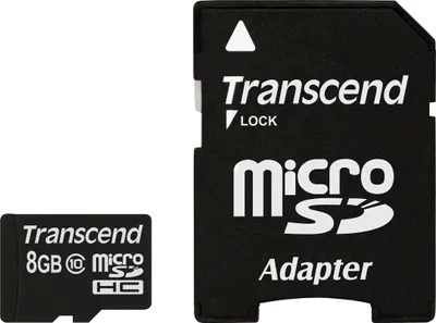 Obrázek produktu pro Transcend Premium - Paměťová karta Flash (včetně adaptéru microSDHC/SD)